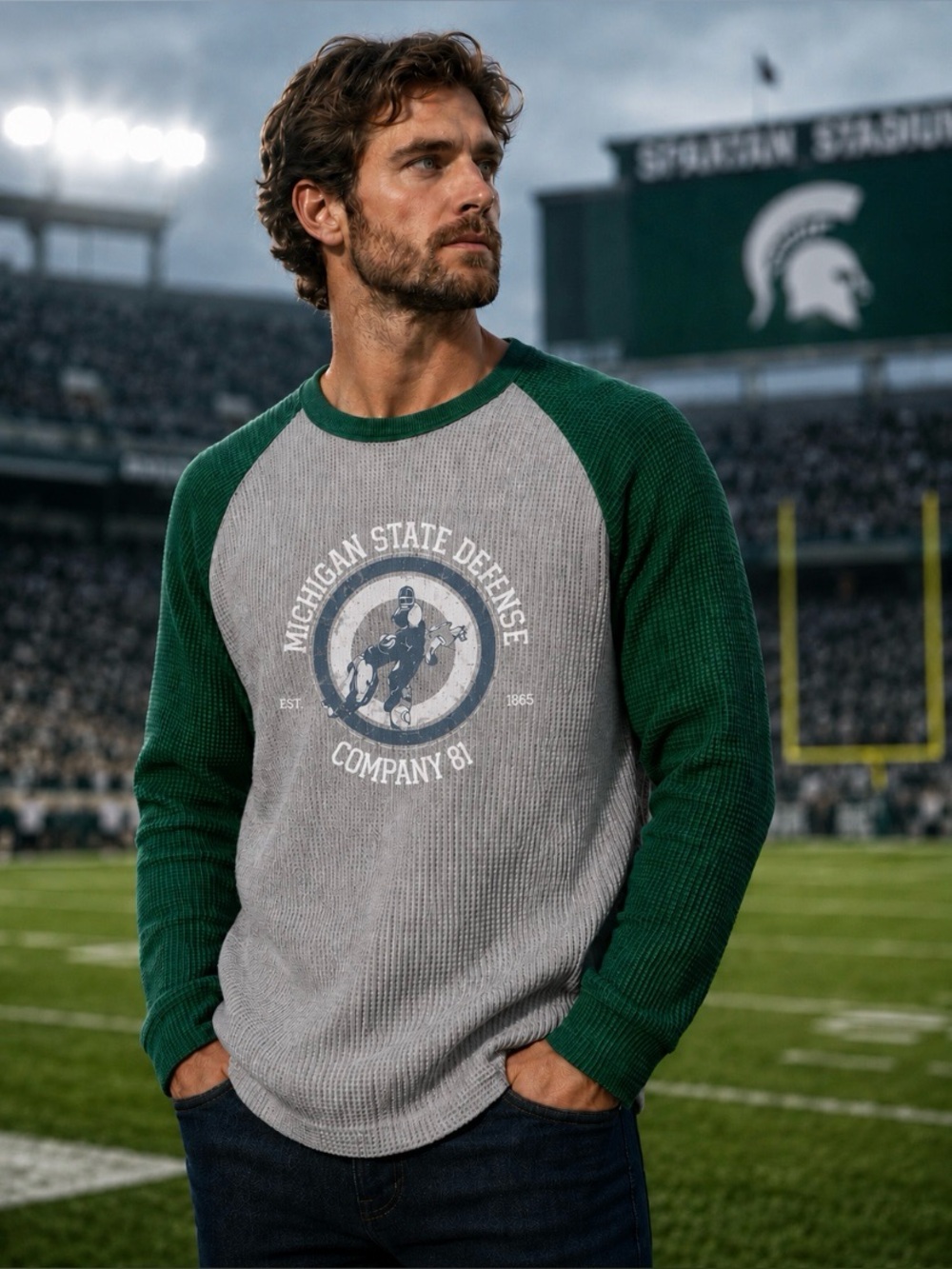 Michigan State Company 81 Small Long Sleeve Men’s NWOT T-shirt